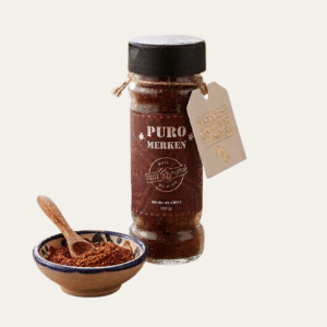 Ají merkén ideal para condimentar carnes, papas, sopas y distintas preparaciones con un sabor ahumado y ligeramente picante.